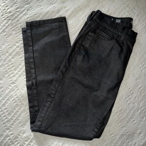 a.n.a leather look ankle jean